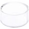 Plymor Clear Acrylic Beveled Egg, Marble, Ball or Sphere Display Holder Stand, 1" H x 2" W